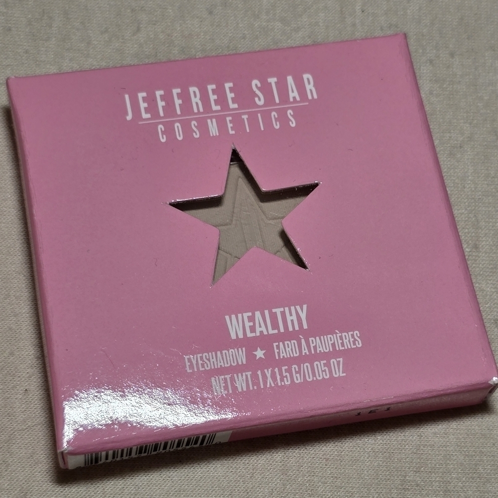 BNIB Jeffree Starr Single Eyeshadow Pan Wealthy Neutral Demure Classic Matte
